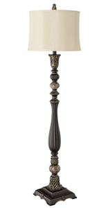 lot 72 image: PORTFOLIO Barada 63.5 in Bronze Shaded Floor Lamp