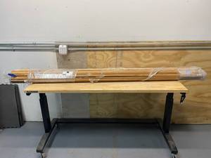 lot 91 image: Lot of various wood trim and quarter round