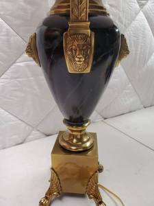 Brass Lion Lamp