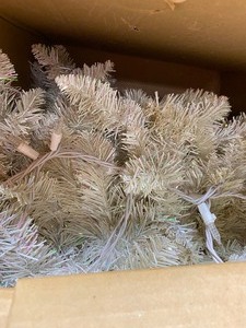 Large White Christmas Tree