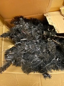Large Black Christmas Tree