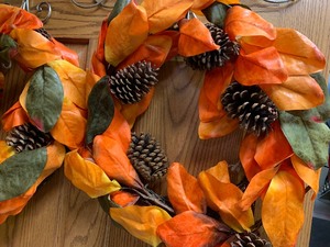 Two Pier 1 Decorative Wreaths