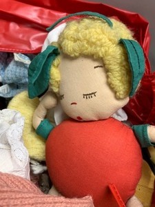 Vintage Doll and Clothing