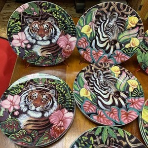 Fritz and Floyd Animal Print Plates