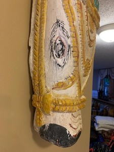 Wooden Animal Head Decor