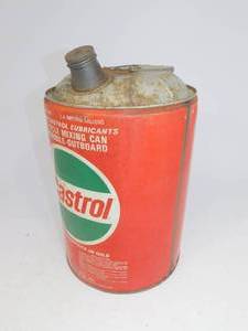 lot 5 image: Vintage Castrol Oil Can