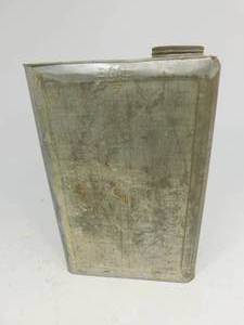 lot 20 image: Vintage Silver Metal 5 Gal. Can