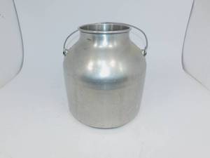 lot 29 image: Vintage Steel Milk  Cream Can