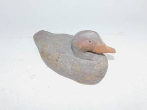 lot 57 image: Vintage Cork Wood Duck Decoy
