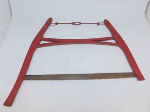 lot 60 image: Vintage Red Buck Saw