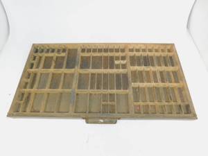 lot 68 image: Vintage Wooden Hamilton Letterpress Trays