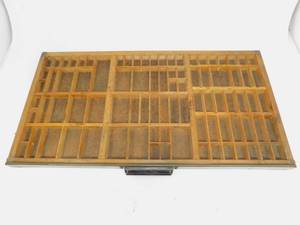 lot 70 image: Vintage Wooden Hamilton Letterpress Trays