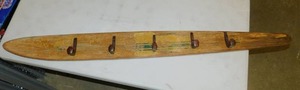 lot 73 image: Vintage Ski Board Coat Rack