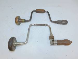 lot 101 image: 2 Vintage Hand Drills