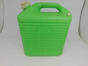 lot 116 image: Vintage Green Gasoline Plastic Can