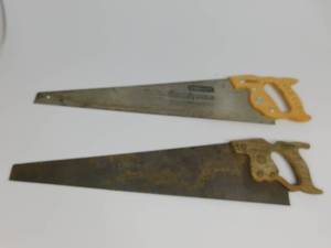 lot 118 image: 2 Vintage Hand Saws