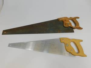 lot 119 image: 2 Vintage Hand Saws