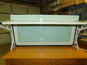 lot 120 image: Vintage Metal Above the Stove Back Splash