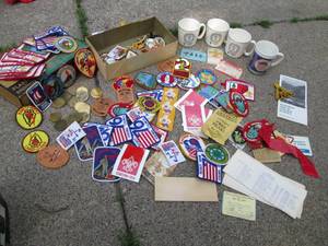 lot 14 image: Boyscout Bag With Huge Assortment o...