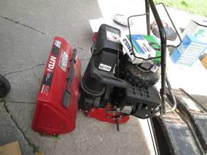 lot 41 image: Snow Blower With Intertube, & Other...