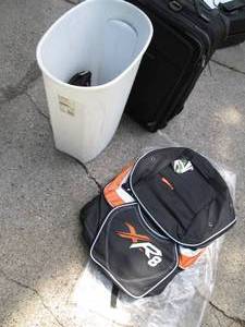 lot 57 image: New Tron Duffle Bag, & Dakota Lugga...