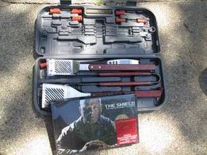 lot 60 image: Grill Tools Set in Case & Complete ...
