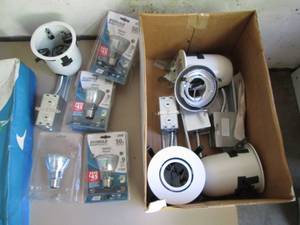lot 110 image: Recessed Lights & Bulbs...