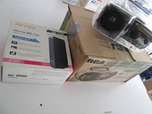 lot 131 image: RCA Portable CD Player Radio & Dua...
