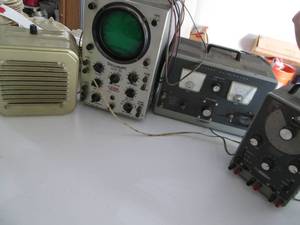 lot 137 image: Oscilloscope Model# 460, Capacitor...
