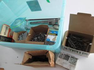 lot 144 image: Lot of Misc. Hardware In A Covered ...