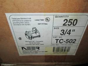 lot 149 image: Die Cast Set Screw Type Connectors ...