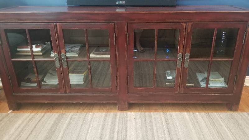 Ethan allen ming on sale media cabinet