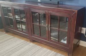 lot 20 image: Ethan Allen Ming Media Cabinet