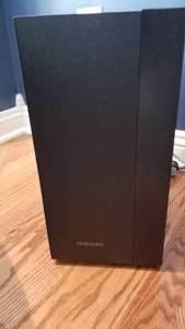 lot 56 image: Samsung Channel Wireless Audio Sound Bar with Subwoofer