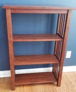 lot 35 image: Mission Prairie Style Book Shelf