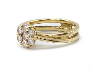 lot 22 image: Ladies 12 Diamond Estate Ring in 14k Gold $1999