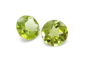 lot 30A image: 2.53 Carat Peridot Round Cut Gemstones