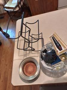 lot 41 image: Wine Rack, Coasters & Barware