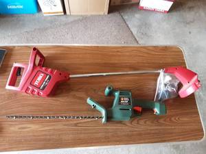 lot 86 image: Toro Cordless Trimmer & Black & Decker Hedge Trimmer