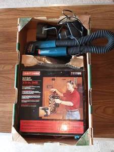 lot 92 image: Craftsman 6 Volt Drill & Snake Light