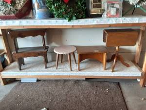 lot 113 image: Small Tables, Benches, Stools