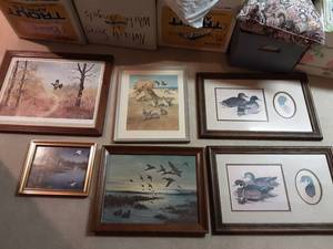 lot 156 image: 6-Assorted Wild Life Prints