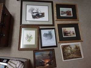 lot 157 image: Lot Of Assorted Wild Life Prints
