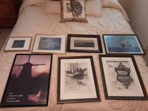 lot 163 image: Lot Of Nautical & Water Prints