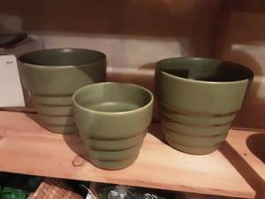 lot 175 image: 2-Haeger Pottery Planters, 1-Not Marked