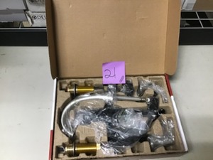 lot 21 image: Ladera 8 in. Widespread 2-Handle Bathroom Faucet in Polished Chrome