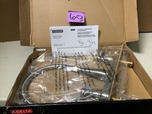 lot 60 image: Foundations 2-Handle Standard Kitchen Faucet in Stainless