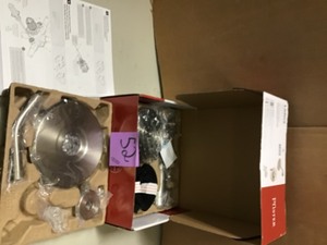 lot 52 image: Ladera Single-Handle 3-Spray Tub and Shower Faucet in Spot Defense Brushed Nickel (Valve Included)