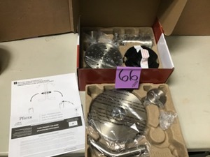 lot 66 image: Ladera Single-Handle 3-Spray Tub and Shower Faucet in Spot Defense Brushed Nickel (Valve Included)