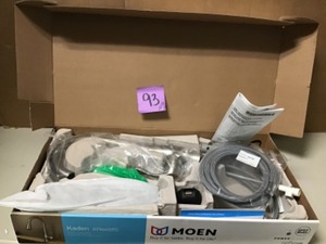 lot 93 image: Kaden Single-Handle Pull-Down Sprayer Kitchen Faucet with Reflex and Power Clean in Spot Resist Stainless